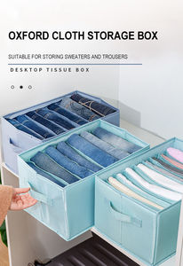 Lavinia Bestseller Faltbare Stoff-Aufbewahrungsboxen für Kleidung, Socken, BHs, Dessous und Unterwäsche - Schrank-Organizer - Product Image 6