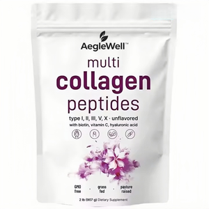 Suministro de fabricación, bebida en polvo de péptido multicolágeno de 907G en suplemento a granel, biotina contiene, vitamina <span class=keywords><strong>C</strong></span>, ácido hialurónico - Product Image 5