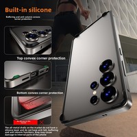 Étui de protection en alliage d'aluminium de luxe pour Samsung Galaxy S26 Ultra, fin et résistant aux chocs