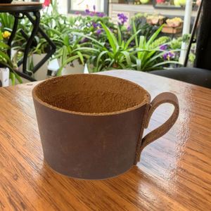 Cowhide Leather Bottle <b>Wrap</b> Handle Personalized Coffee Cup Sleeve Tea Mug Holder Reusable Promotional Fashion Welcome Gifts - Product Image 1