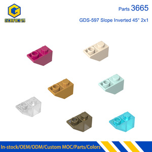 Gobricks Mattoncini da Costruzione Set di Blocchi GDS-597 Pezzi per <span class=keywords><strong>Costruzioni</strong></span> 3665 Pendenza Invertita 45° °   Mattoncini Giocattolo 2x1 in Confezione Grande - Product Image 1