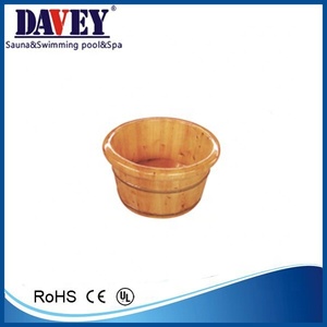 Nouvelle baignoire en <span class=keywords><strong>bois</strong></span> rectangulaire pour l'extérieur 2024 avec motif de pierre ovale/rond - Product Image 4