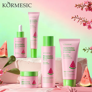 KORMESIC - Set de Cuidado Facial Reparador y Aclarante con Niacinamida y Sandía, Incluye Limpiador Facial, Esencia, Tónico y Crema Facial - Product Image 1