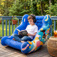 Fauteuil gonflable d'intégration sensorielle en mousse à mémoire de forme souple pour enfants, coussin anti-collision pour chambre et salon