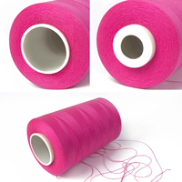 Fil à coudre brut 100% polyester filé certifié OEKO, haute ténacité, pour machine à coudre, prix usine, vente en gros, 40S/2 50S/2