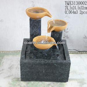 Fontaines en pierre de polyrésine avec la lumière de LED - Product Image 1