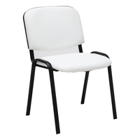Chaises de formation pour visiteurs à pied en métal de haute qualité, chaise de réunion à cadre chromé populaire