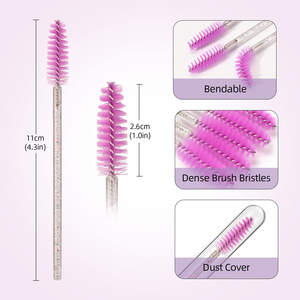 Brosses à cils FENGFLY pour extensions de cils, nettoyage, applicateurs de mascara, tubes jetables, outils de maquillage – Achat groupé - Product Image 3