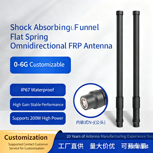 Antena WiFi Exterior de Doble Banda 2.4/5.8G, Polarización Vertical, Omnidireccional, con Cubierta de Aluminio FRP, Tipo N Hembra, TJKL-230-3' Cell - Product Image 4