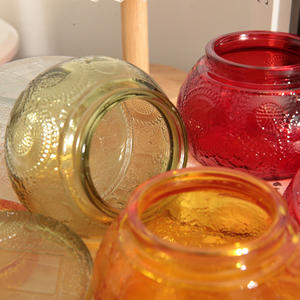 Nouveau moule verre 250Ml parfum récipients vides bouteille conteneur de bougie en verre gaufré avec ILD pour faire des bougies - Product Image 3