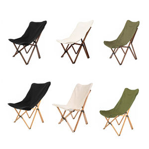 كرسي تخييم معدني متين من E-RIKE بسعة 120 كجم، كرسي محمول خفيف الوزن للغاية مع ظهر عالي وقماش كبير الحجم للاستخدام الخارجي - Product Image 1