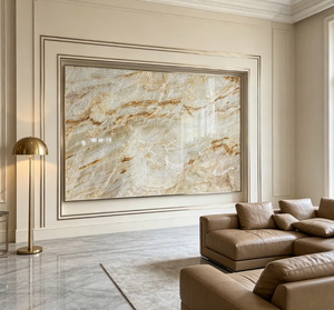 Marbre naturel Nacarado gris brun de luxe avec des veines rouges superposées pour les murs décoratifs et les revêtements de sol - Product Image 5