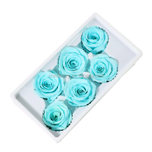 Di alta qualità 5-6cm <span class=keywords><strong>Rose</strong></span> naturali vere conservate teste di rosa nera per la decorazione di fiori di san valentino laurea ringraziamento - Product Image 6