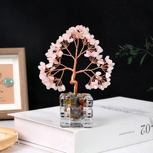 Árbol de Dinero de Cristal Curativo Mágico, Citrino, Amatista, Cuarzo Rosa, para Decoración del Hogar, Precio al por Mayor - Product Image 5