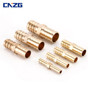 Raccord en T/Croisillon de type pagode à passage direct 8mm/10mm/12mm pour tuyau de gaz, raccord rapide, filetage externe, cuivre - Product Image 3