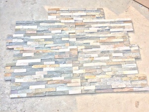 Piastrelle per Rivestimento Esterno dal Design Moderno e Durevole, Pietra <span class=keywords><strong>Naturale</strong></span> a Strisce, Finitura Superficiale Spaccata su Misura per Uso Esterno, <span class=keywords><strong>Antiacido</strong></span> - Product Image 2