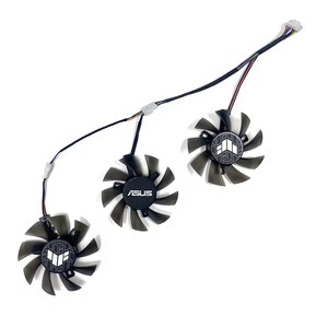 Nuevo 3 uds 75MM 4PIN ventilador de refrigeración para <span class=keywords><strong>ASUS</strong></span> TUF Gaming X3 RX <span class=keywords><strong>5700</strong></span> <span class=keywords><strong>XT</strong></span> RX5700 <span class=keywords><strong>XT</strong></span> reemplazo de ventilador de tarjeta gráfica FD8015U12S GPU FAN - Product Image 3