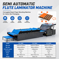 Machine à laminer semi-automatique pour carton ondulé, machine de montage de papier pour l'emballage de boîtes en carton
