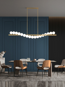 Prezzo di fabbrica semplice <span class=keywords><strong>lampadario</strong></span> moderno di lusso lampada di vetro a sfera per ristorante cucina highland lungo striscia <span class=keywords><strong>lampadario</strong></span> per la casa - Product Image 2