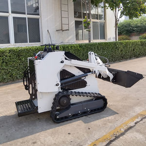 شحن مجاني مضخة هيدروليكية EPA المشي خلف محرك <span class=keywords><strong>Skid</strong></span> صغير مع دلو خندق محراث دوار - Product Image 3