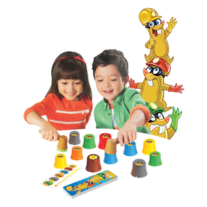 Apprentissage éducatif coloré empilable tasse jouet enfants jeux de société parent-enfant interactif whack-a-mole <span class=keywords><strong>jeu</strong></span> ensemble - Product Image 1