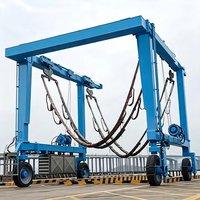 Elevador de Barcos Móvil Profesional de 25 Toneladas para Mantenimiento de Astilleros y Aplicaciones de Transferencia de Embarcaciones Medianas