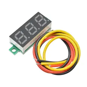 0.28" 3 Wire LED DC 0-100V Voltmeter Digital Display Voltage VOLT METER 12V 24V