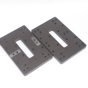 Placa de fibra de carbono de alta resistencia personalizada, tejido plano 3k, para drones y mangos de cuchillos - Product Image 1