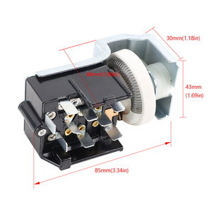 Interrupteur de phare pour camionnettes Plymouth Siles Dodge Jeep, pièce de rechange pour tableau de bord simulé, en alliage d'aluminium OIP011 - Product Image 4