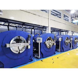 Máquina de lavar roupa resistente 150kg, máquina elétrica e secadora de roupa de lavandaria <span class=keywords><strong>industrial</strong></span>/a vapor - Product Image 1