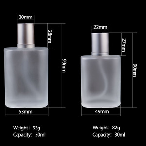 Biểu Tượng Tùy Chỉnh 30Ml 50Ml Mờ Mờ Sương Vuông Mờ Thủy Tinh Rỗng Chai Nước Hoa Phun Phun Nước Hoa Chai Thủy Tinh - Product Image 5