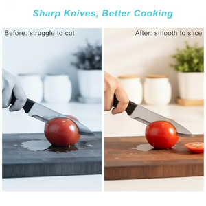 Aiguiseur de couteaux de cuisine réutilisable avec logo personnalisé, OEM ODM, outil d'affûtage manuel pour usage domestique - Product Image 4