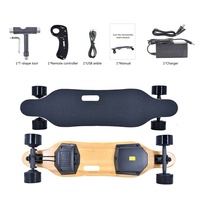 Vente chaude Scooter électrique Source usine quatre roues télécommande planche à roulettes batterie détachable adultes érable