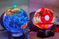 Boule Vidéo LED Personnalisée P2.5 Diamètre 1 mètre Sphère LED Écran LED Forme Irrégulière Affichage LED Contrôle Mobile