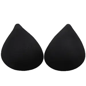 Water drop shape breast pad Thin breathable yoga wear Sports bra Insert push up cup breast pad