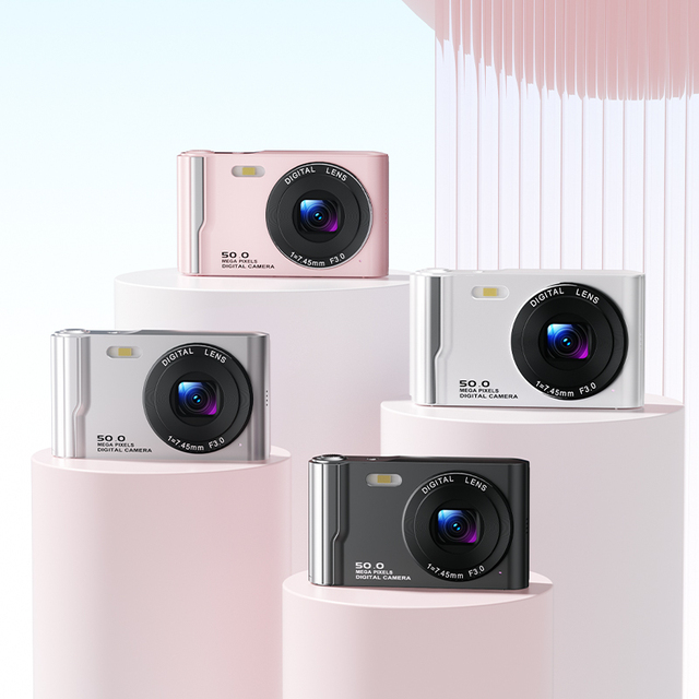 M13 Compact Camera 50MP 4K Kids Digital Camera 16xZoom 2.8 Inch Long Battery Vlogging Camera for Outdoor Photography