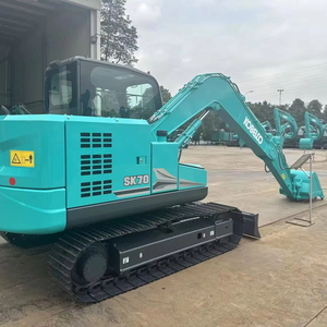 Mini-excavatrice Kobelco SK70 de 7 tonnes, faible nombre d'heures de fonctionnement, occasion, avec moteur, pompe et roulement certifiés, à vendre - Product Image 5