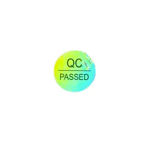 Hologram QC Passed Label Continuous Serial Numbers Disposable Security Seal Anti-counterfeit Impossible to Copy