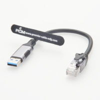 Cable Ethernet USB 3.0 a RJ45 Macho, 10 cm, Chipset Realtek RTL8153B, LAN Gigabit de 1000 Mbps, Compacto, Plug-and-Play