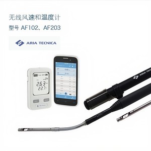 Anemómetro y Termómetro Inalámbrico ARIA TECNICA AF102 AF203 con Aplicación Móvil para Medición de Temperatura y Velocidad del Viento - Product Image 1