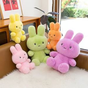 SongshanToys En gros Peluches <span class=keywords><strong>Lapin</strong></span> Colorées, Mignonnes, Brodées, Douces, OEM, Cadeau de Mariage - Product Image 2