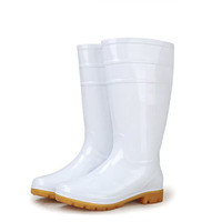 Bottes de pluie courtes imperméables en PVC pour hommes, idéales pour la pêche et l'industrie alimentaire, à prix abordable, pour la vente en gros
