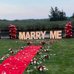 อุปกรณ์จัดงานแต่งงาน ขอแต่งงาน ตกแต่งงาน ไฟ LED ตัวอักษร Marry <span class=keywords><strong>Me</strong></span> ขนาด 3 ฟุต 4 ฟุต ไฟ LED ตัวเลขเรืองแสง - Product Image 1
