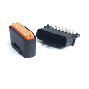 ขั้วต่อปลั๊กและซ็อกเก็ต ECU สำหรับยานยนต์ 34 พิน รุ่น MX23A34SF1 MX23A34XF1 สีดำส้ม วัสดุ PBT - Product Image 1