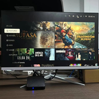 Boîtier TV intelligent Onn 4K Plus Android 14, décodeur 4K Quad Core, connectivité 5G, 2 Go de RAM, télécommande vocale pour lecteur multimédia en streaming