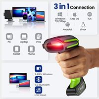 Eyoyo-Lector de código de barras portátil, 3 en 1, Bluetooth, inalámbrico, USB, 1D, 2D, QR, industrial, resistente al agua, IP65