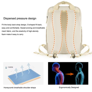 Sac à dos étanche en PU pour appareil photo, double compartiment supérieur et inférieur pour photographes, utilisation en extérieur pour hommes et femmes, fermeture éclair - Product Image 5