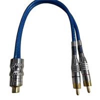Câble audio RCA HiFi avec prise plaquée or, amplificateur de voiture, câble de subwoofer pour système audio de voiture, haut-parleur de voiture