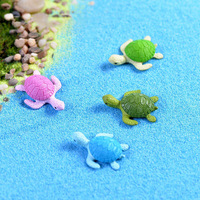 Tortue de mer tortue de mer Miniature animaux de mer modèle Terrarium Figurines décor de paysage Mini jardin, accessoire de paysage de mer