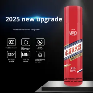 Extintor de Incendios de Polvo Seco Rojo de Mano 3C para Automóviles, Certificado Nacional contra Incendios, para Uso Doméstico y en Automóviles Privados, Original - Product Image 2